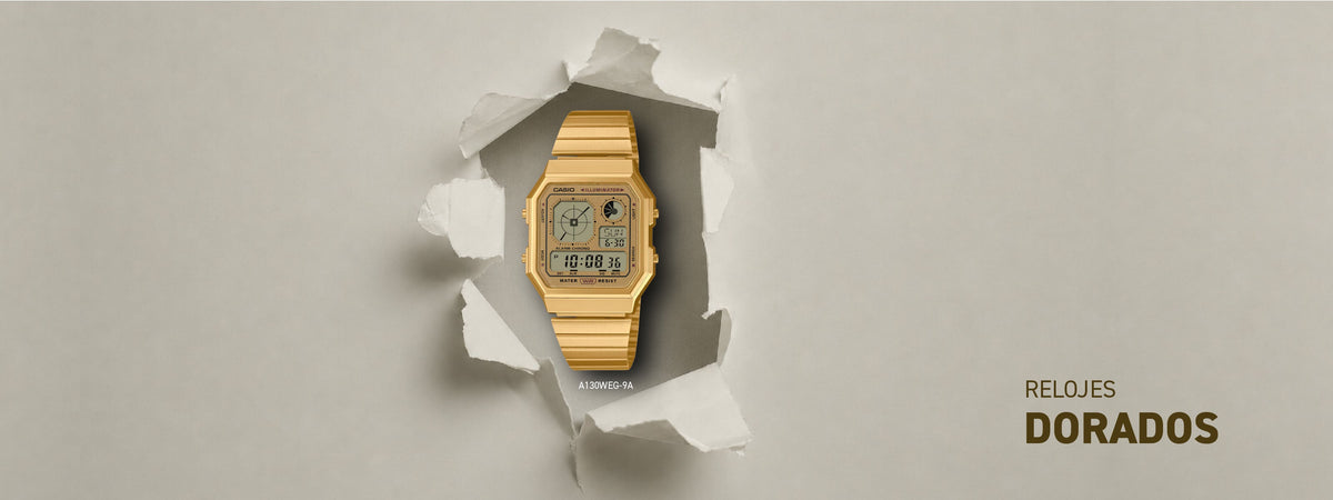 Reloj dorado