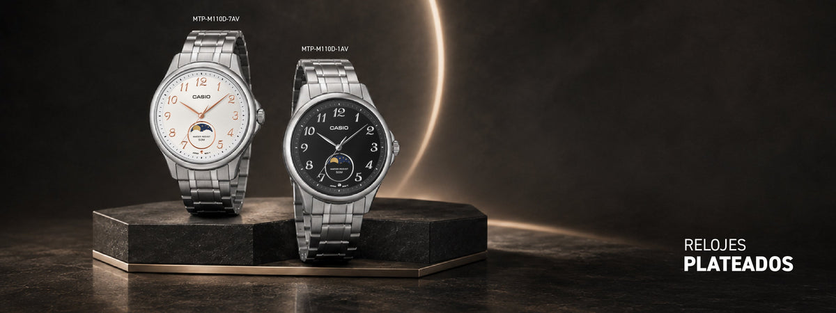Reloj plateado