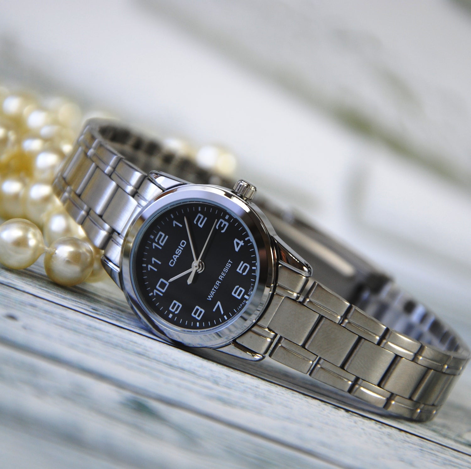 RELOJ PARA MUJER CASIO LTP-V001D-1BUDF -NEGRO - Tiendas Casio TITEC