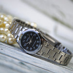 RELOJ PARA MUJER CASIO LTP-V001D-1BUDF -NEGRO - Tiendas Casio TITEC
