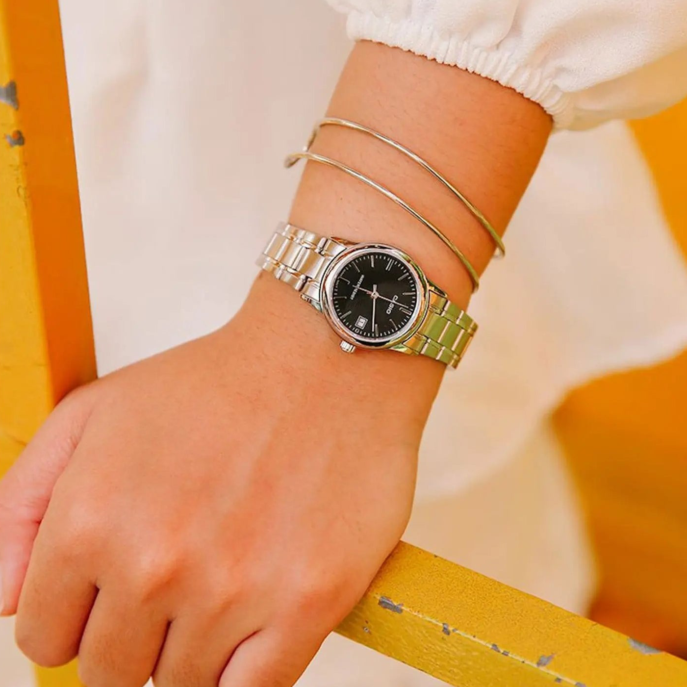 RELOJ PARA MUJER CASIO LTP-V002D-1AUDF -NEGRO - Tiendas Casio TITEC