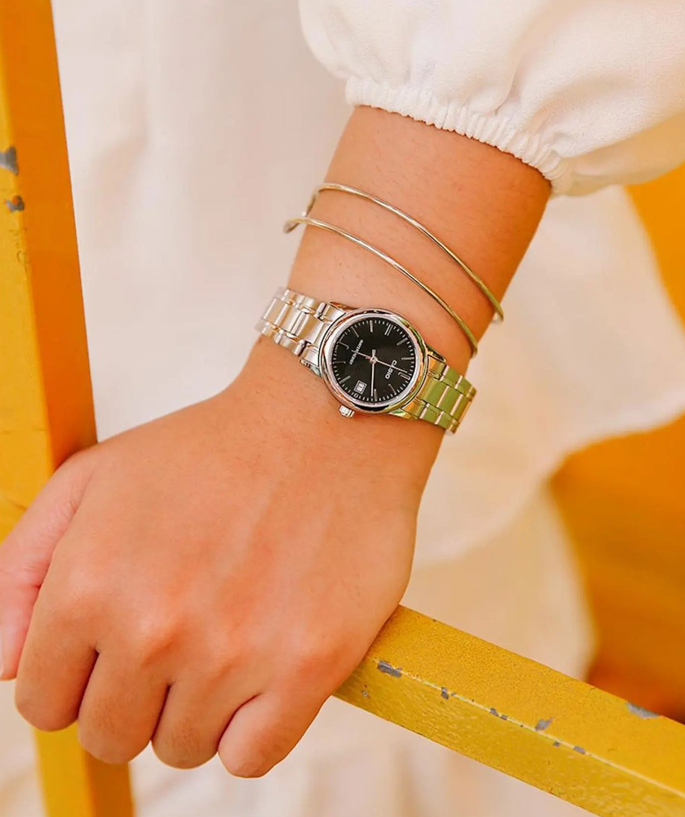 RELOJ PARA MUJER CASIO LTP-V002D-1AUDF -NEGRO - Tiendas Casio TITEC