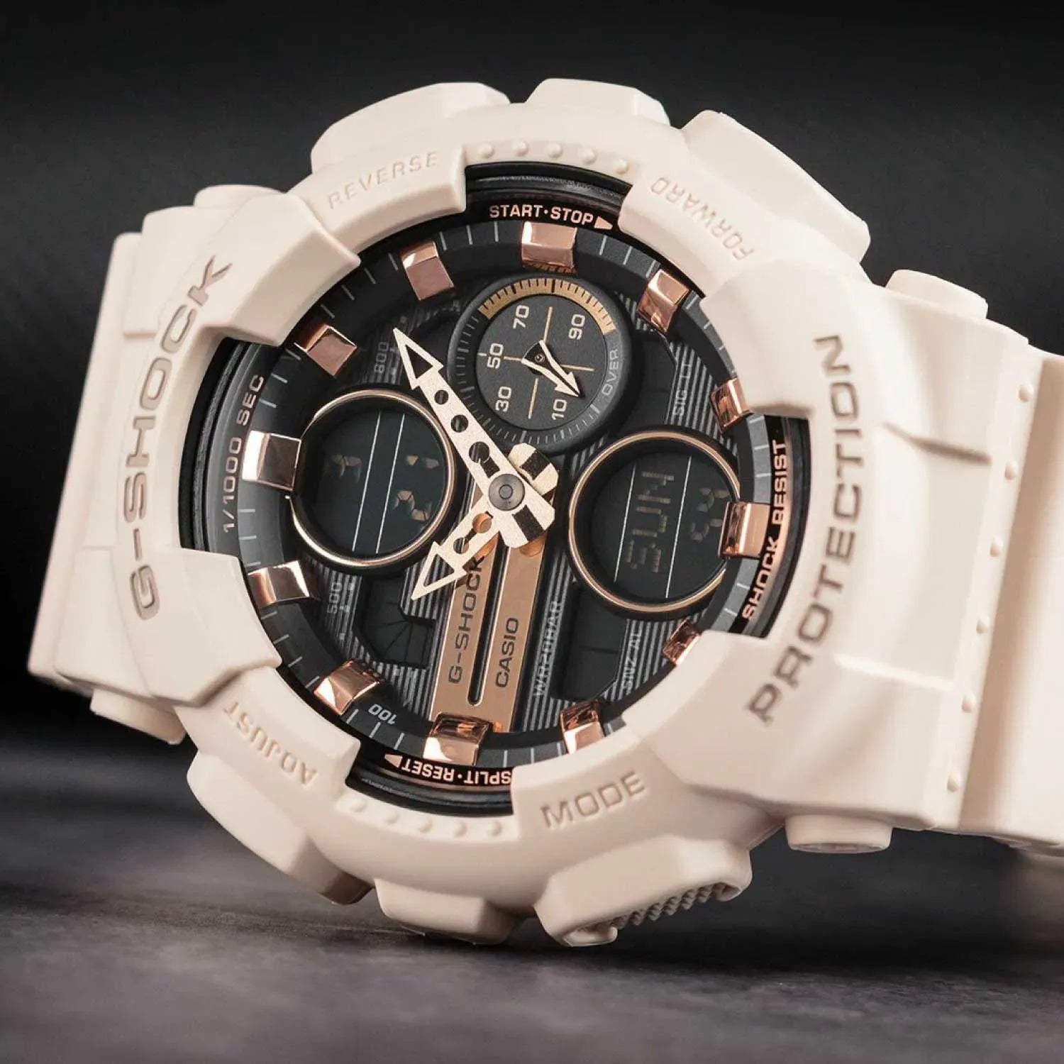 RELOJ CASIO G-SHOCK GMA-S140M-4ADR- ROSADO - Tiendas Casio TITEC