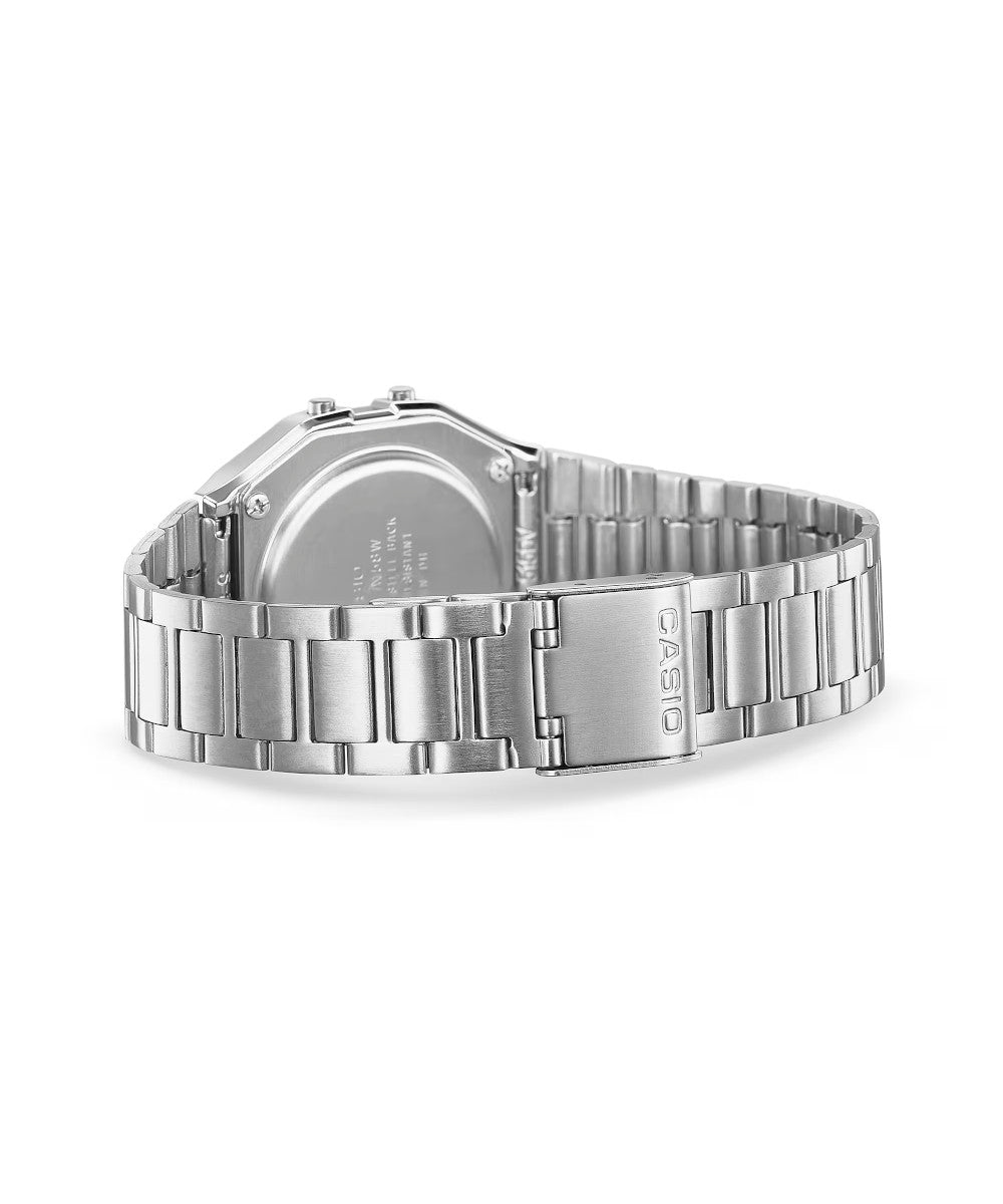 RELOJ CASIO VINTAGE A158WA-1DF-PLATEADO - Tiendas Casio TITEC