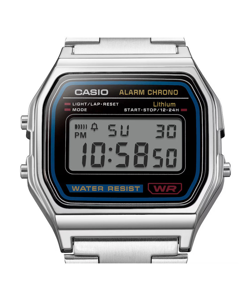 RELOJ CASIO VINTAGE A158WA-1DF-PLATEADO - Tiendas Casio TITEC