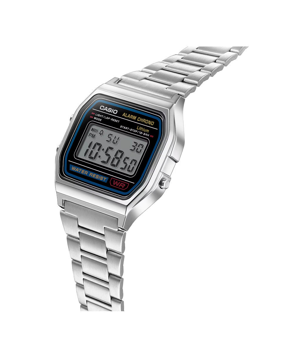 RELOJ CASIO VINTAGE A158WA-1DF-PLATEADO - Tiendas Casio TITEC