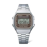 RELOJ CASIO VINTAGE A168WA-5AYDF -PLATEADO