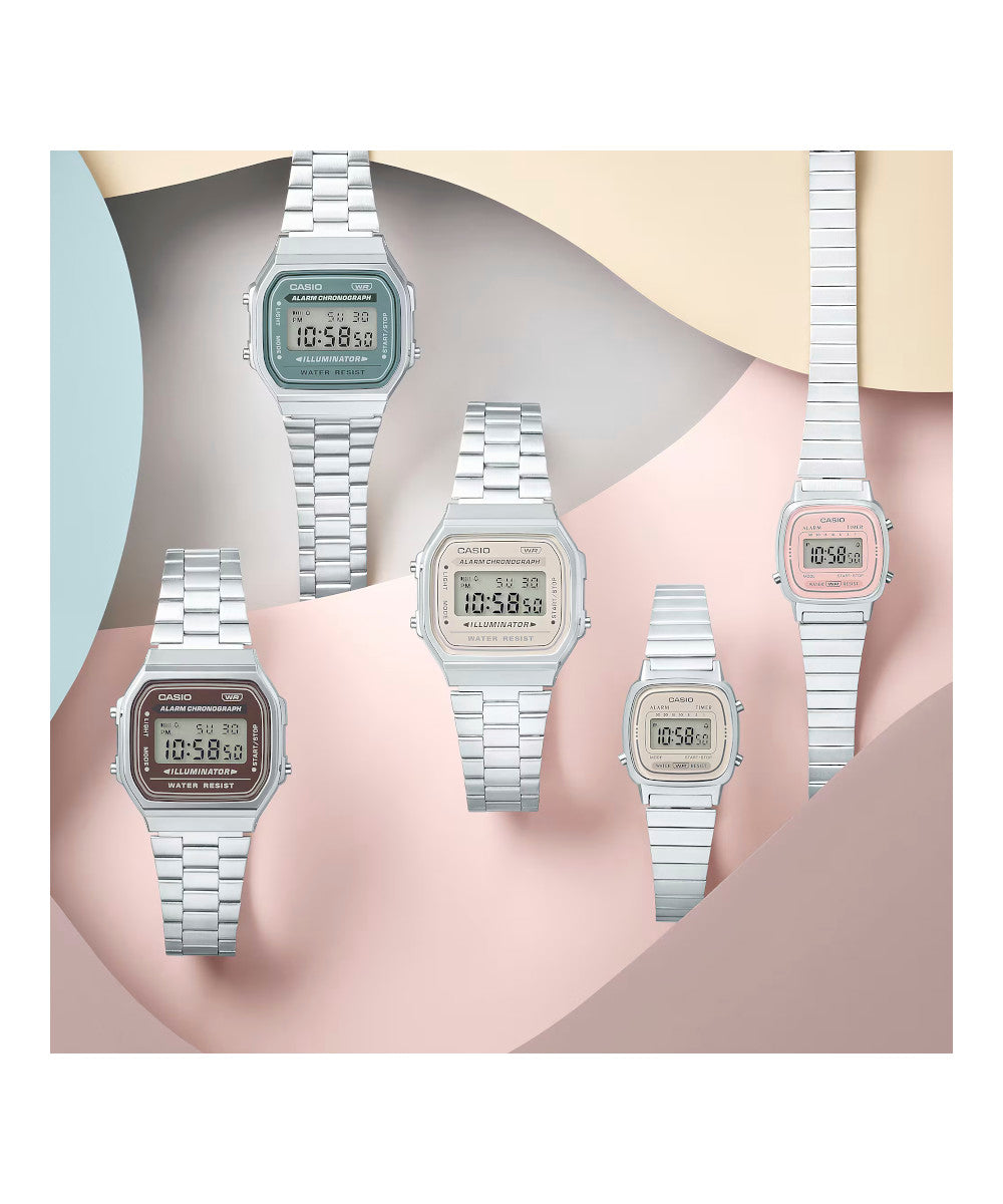 RELOJ CASIO VINTAGE A168WA-8AYDF -GRIS - Tiendas Casio TITEC