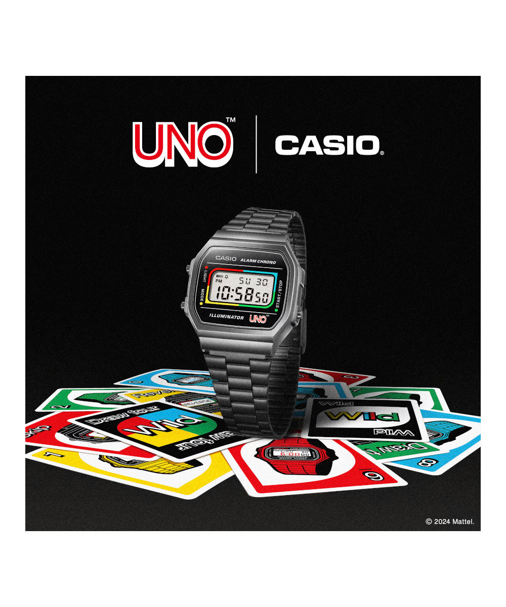 RELOJ CASIO VINTAGE A168WEUC-1ADR -GRIS - Tiendas Casio TITEC