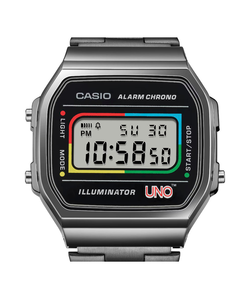 RELOJ CASIO VINTAGE A168WEUC-1ADR -GRIS - Tiendas Casio TITEC