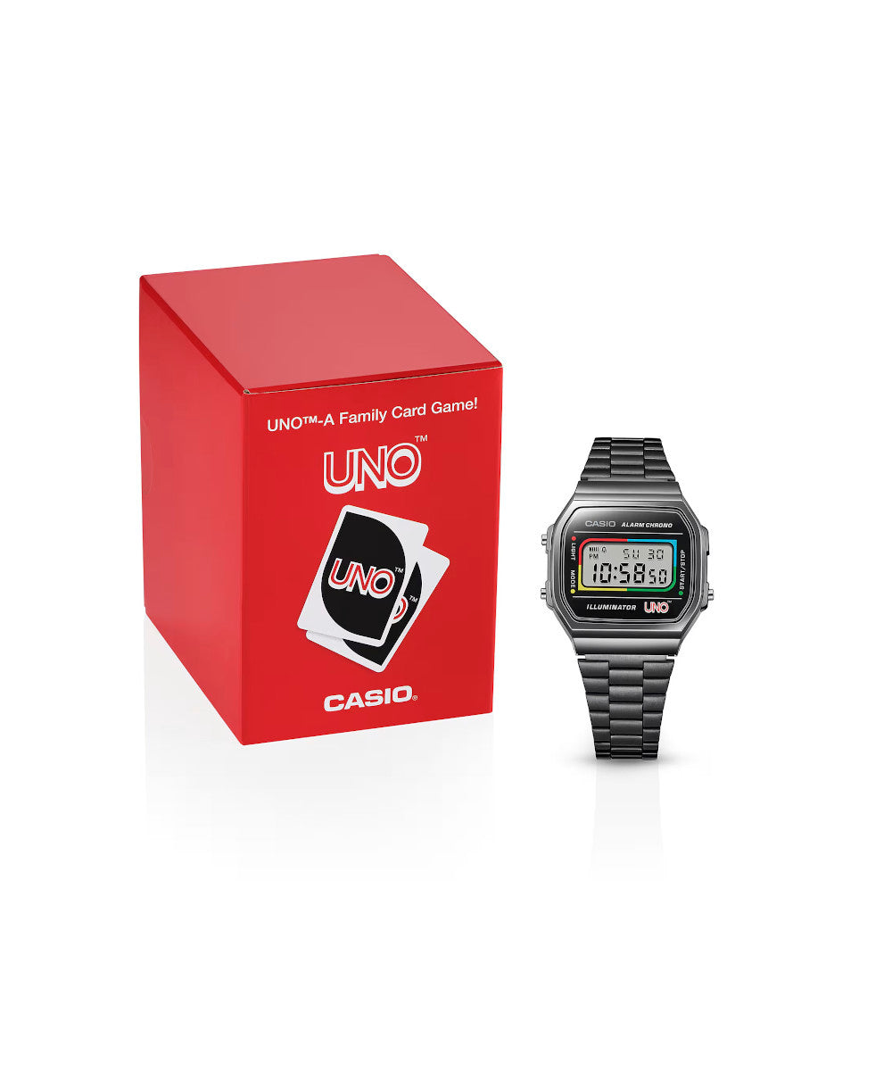 RELOJ CASIO VINTAGE A168WEUC-1ADR -GRIS - Tiendas Casio TITEC