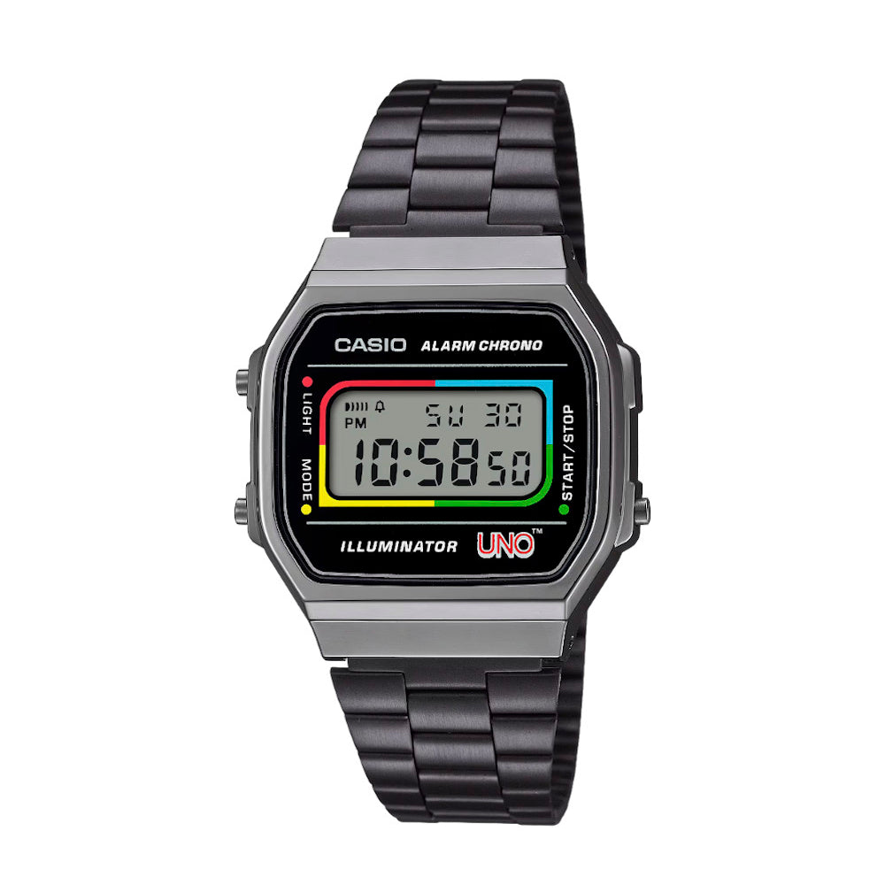 RELOJ CASIO VINTAGE A168WEUC-1ADR -GRIS - Tiendas Casio TITEC