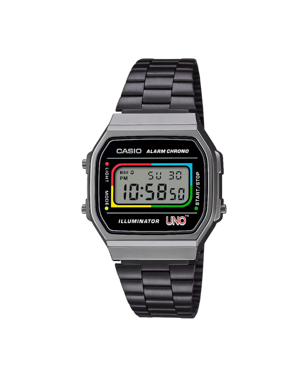 RELOJ CASIO VINTAGE A168WEUC-1ADR -GRIS - Tiendas Casio TITEC