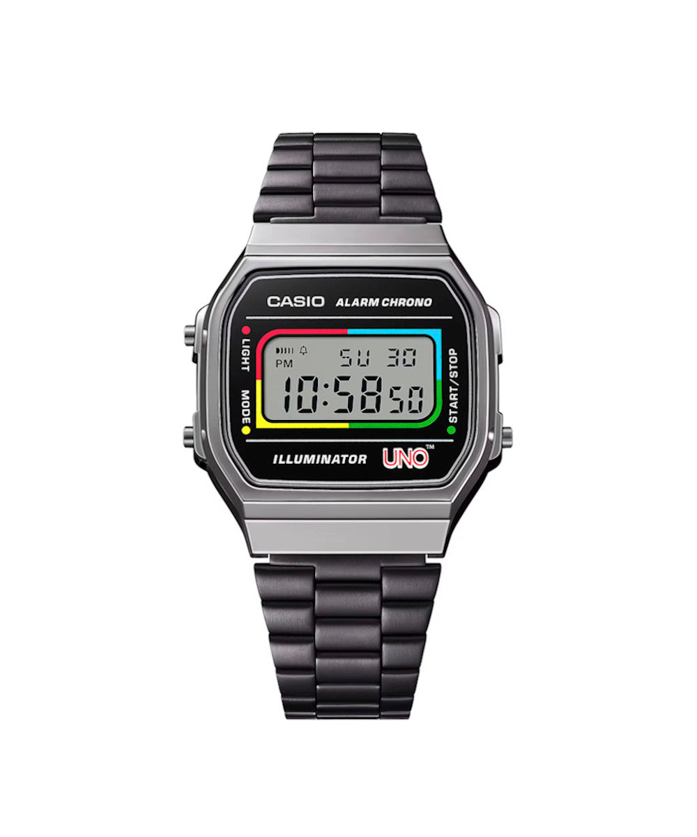 RELOJ CASIO VINTAGE A168WEUC-1ADR -GRIS - Tiendas Casio TITEC