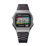 RELOJ CASIO VINTAGE A168WEUC-1ADR -GRIS - Tiendas Casio TITEC