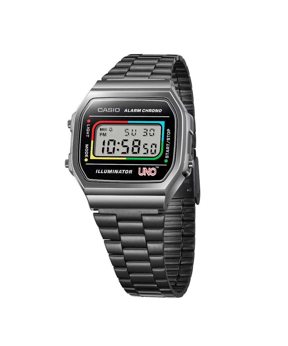 RELOJ CASIO VINTAGE A168WEUC-1ADR -GRIS - Tiendas Casio TITEC