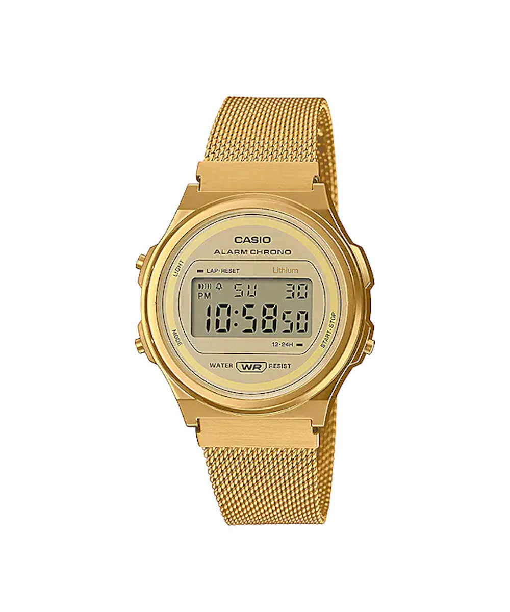 RELOJ CASIO VINTAGE A171WEMG-9ADF -DORADO - Tiendas Casio TITEC