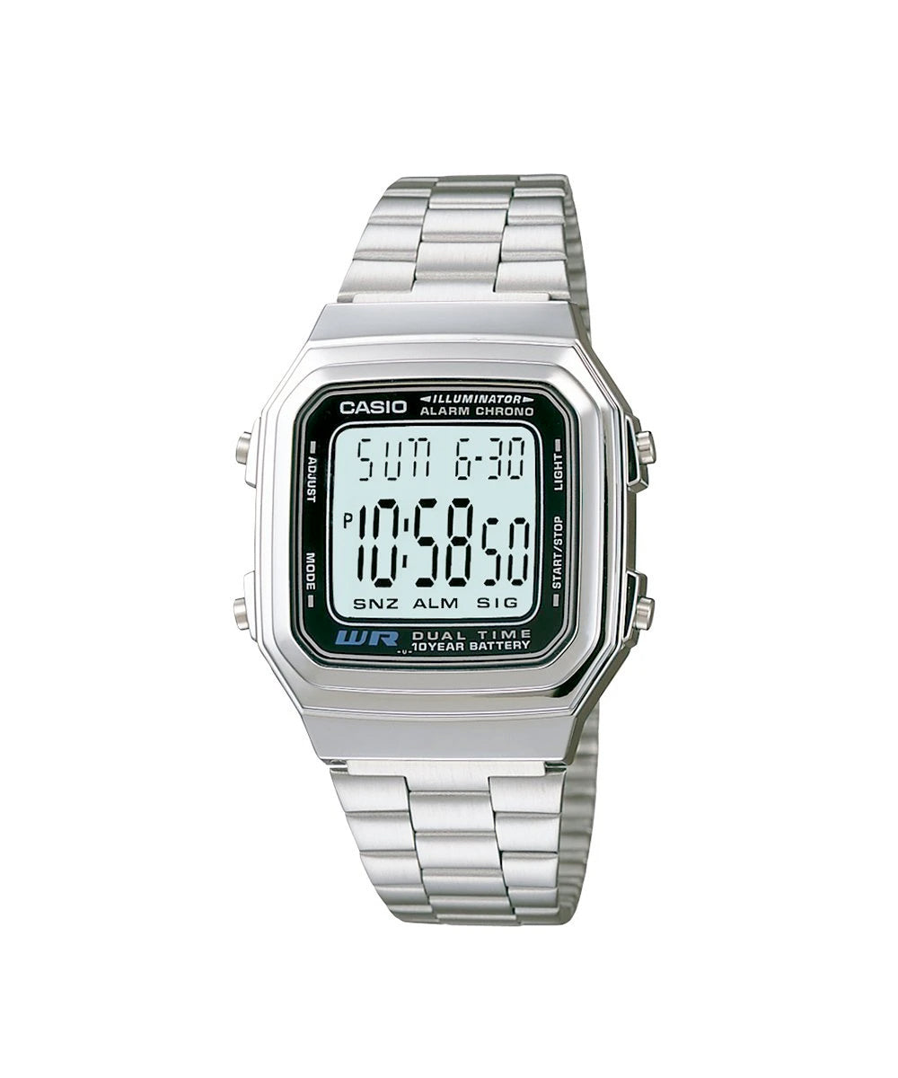 RELOJ CASIO VINTAGE A178WA-1ADF -NEGRO - Tiendas Casio TITEC
