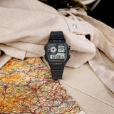 RELOJ PARA HOMBRE CASIO AE-1200WH-1AVDF -NEGRO - Tiendas Casio TITEC