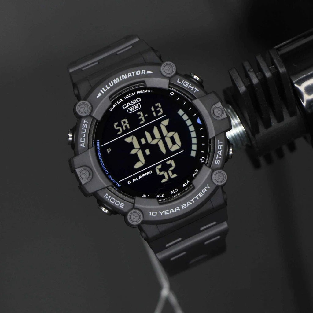 RELOJ PARA HOMBRE CASIO AE-1500WH-8BVDF -GRIS - Tiendas Casio TITEC
