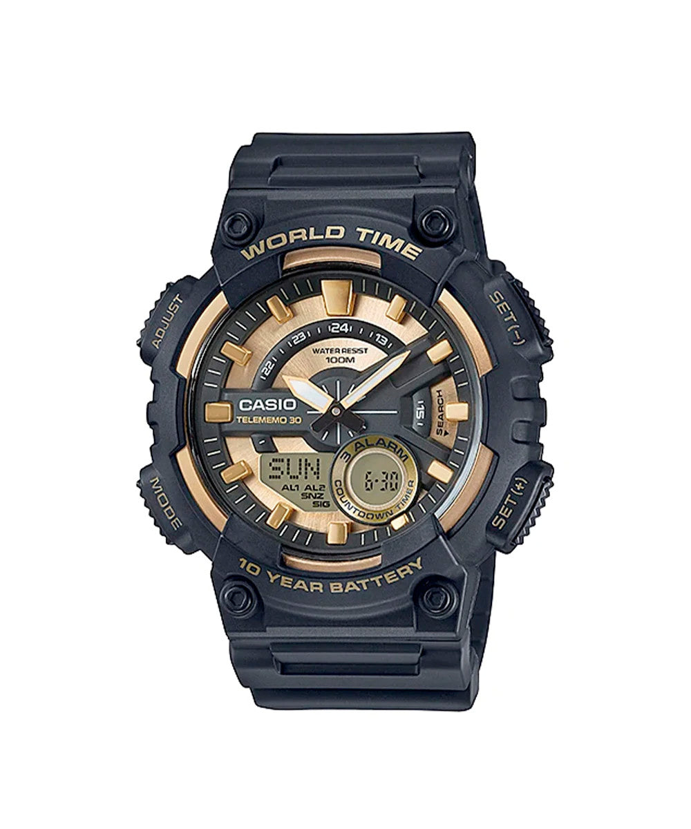 RELOJ PARA HOMBRE CASIO AEQ-110BW-9AVDF -NEGRO - Tiendas Casio TITEC