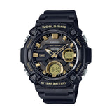 RELOJ PARA HOMBRE CASIO AEQ-120W-9AVDF -NEGRO - Tiendas Casio TITEC