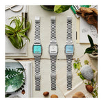RELOJ CASIO VINTAGE AQ-230A-7AMQYDF -PLATEADO - Tiendas Casio TITEC