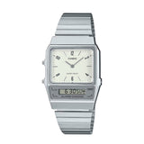 RELOJ CASIO VINTAGE  AQ-800E-7A2DF -PLATEADO
