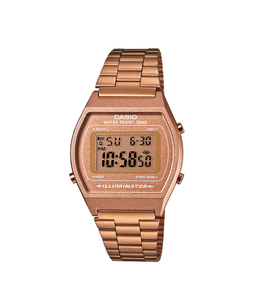 RELOJ CASIO VINTAGE B640WC-5ADF -CAFÉ - Tiendas Casio TITEC