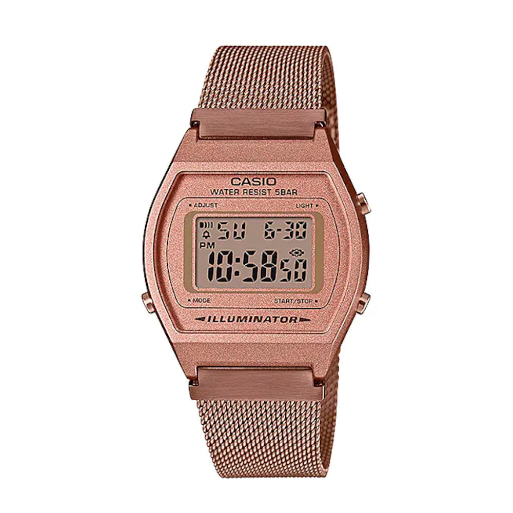 RELOJ CASIO VINTAGE B640WMR-5ADF -ROSADO - Tiendas Casio TITEC