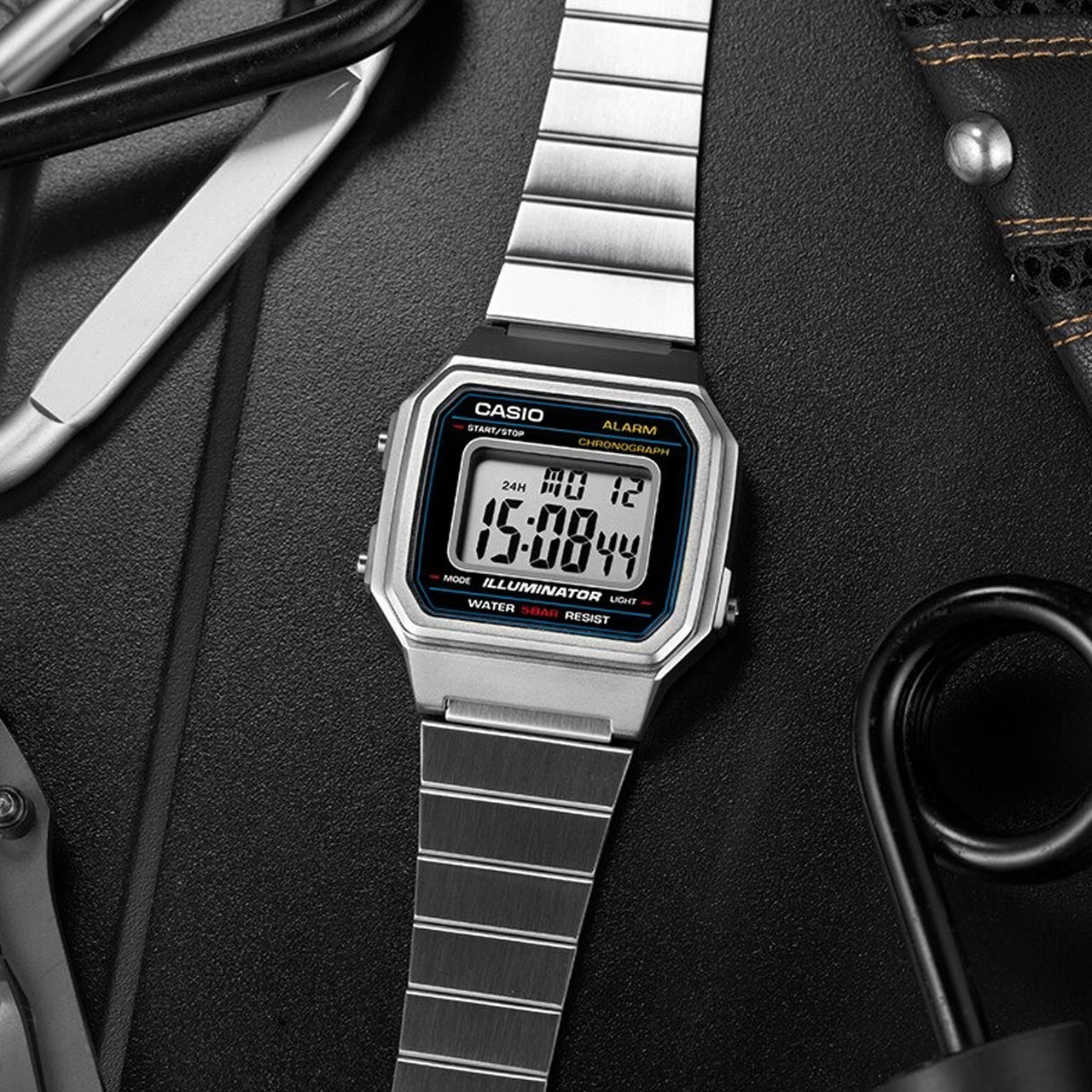 RELOJ CASIO VINTAGE B650WD-1ADF -PLATEADO - Tiendas Casio TITEC