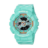 RELOJ PARA MUJER CASIO BABY-G BA-110CH-3ADR -VERDE - Tiendas Casio TITEC