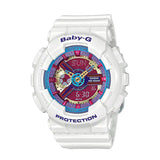 RELOJ PARA MUJER CASIO BABY-G BA-112-7ADR -BLANCO