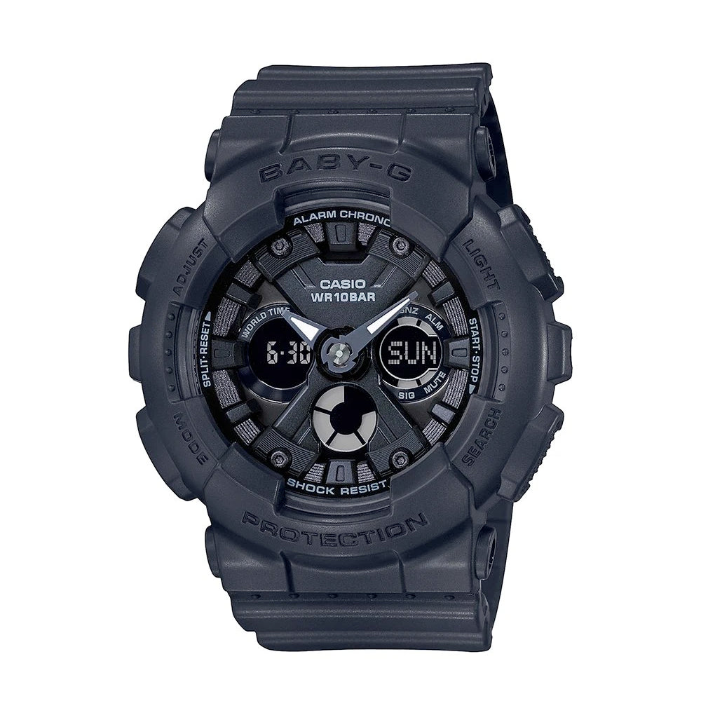 RELOJ PARA MUJER CASIO BABY-G BA-130-1ADR -NEGRO - Tiendas Casio TITEC