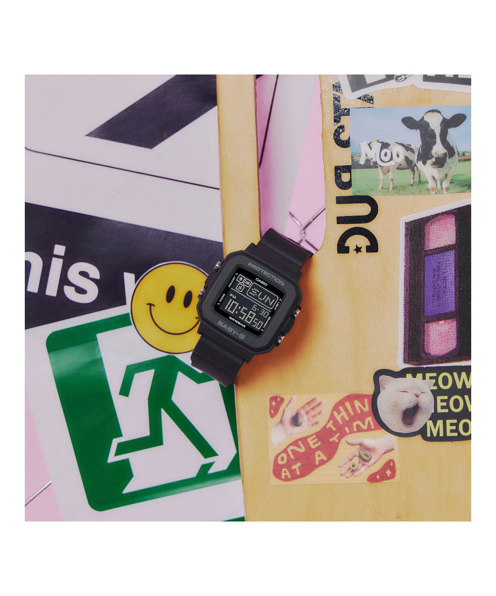 RELOJ PARA MUJER CASIO BABY-G BGD-10-1DR -NEGRO - Tiendas Casio TITEC