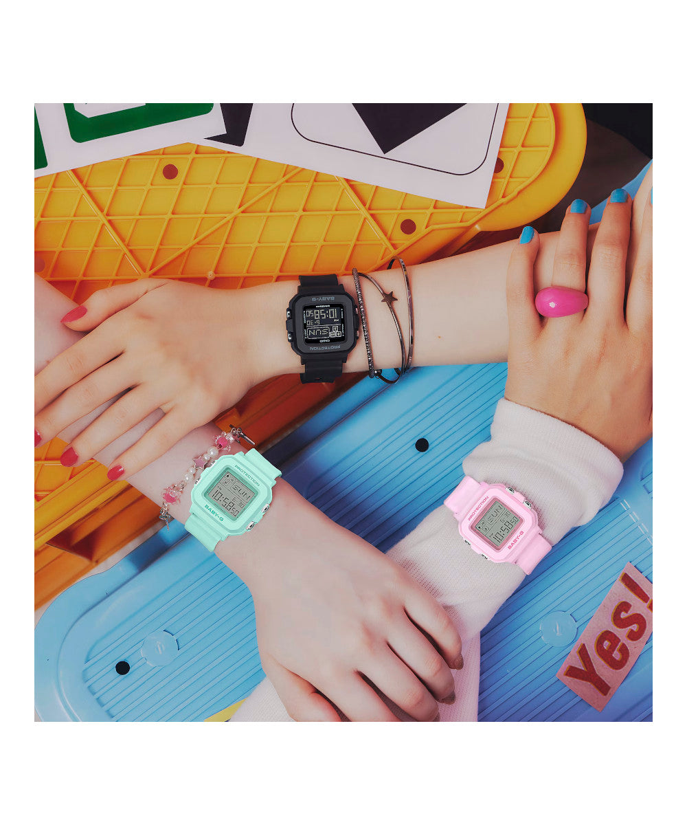 RELOJ PARA MUJER CASIO BABY-G BGD-10-3DR -VERDE - Tiendas Casio TITEC
