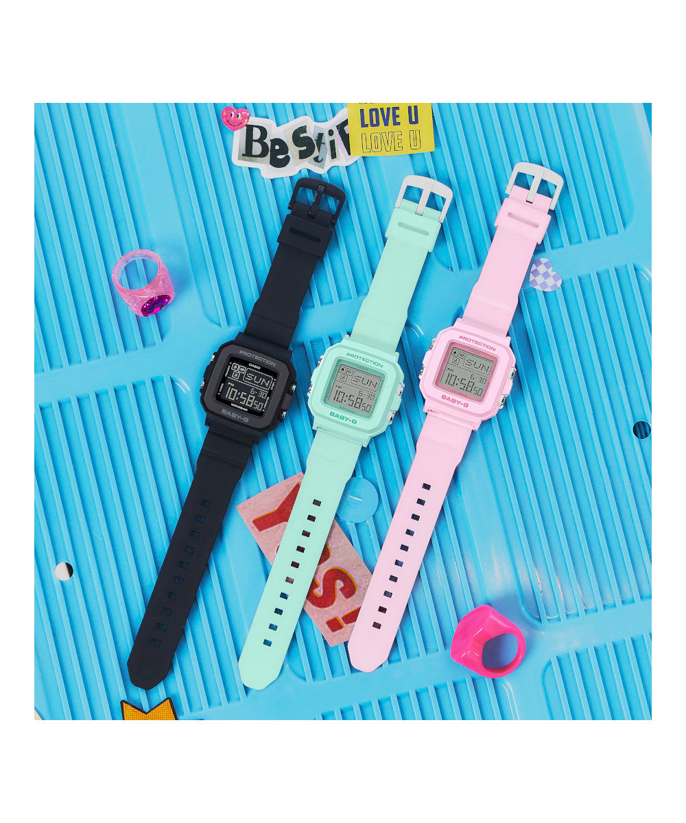 RELOJ PARA MUJER CASIO BABY-G BGD-10-3DR -VERDE - Tiendas Casio TITEC