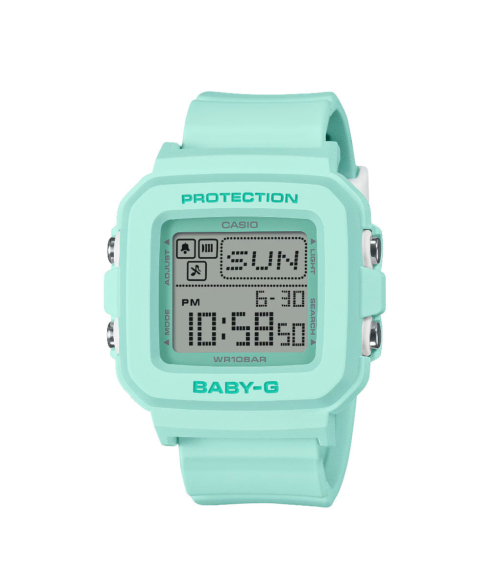 RELOJ PARA MUJER CASIO BABY-G BGD-10-3DR -VERDE - Tiendas Casio TITEC