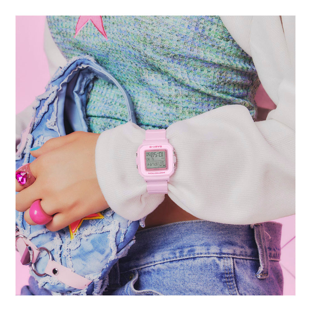 RELOJ PARA MUJER CASIO BABY-G BGD-10-4DR -ROSADO - Tiendas Casio TITEC