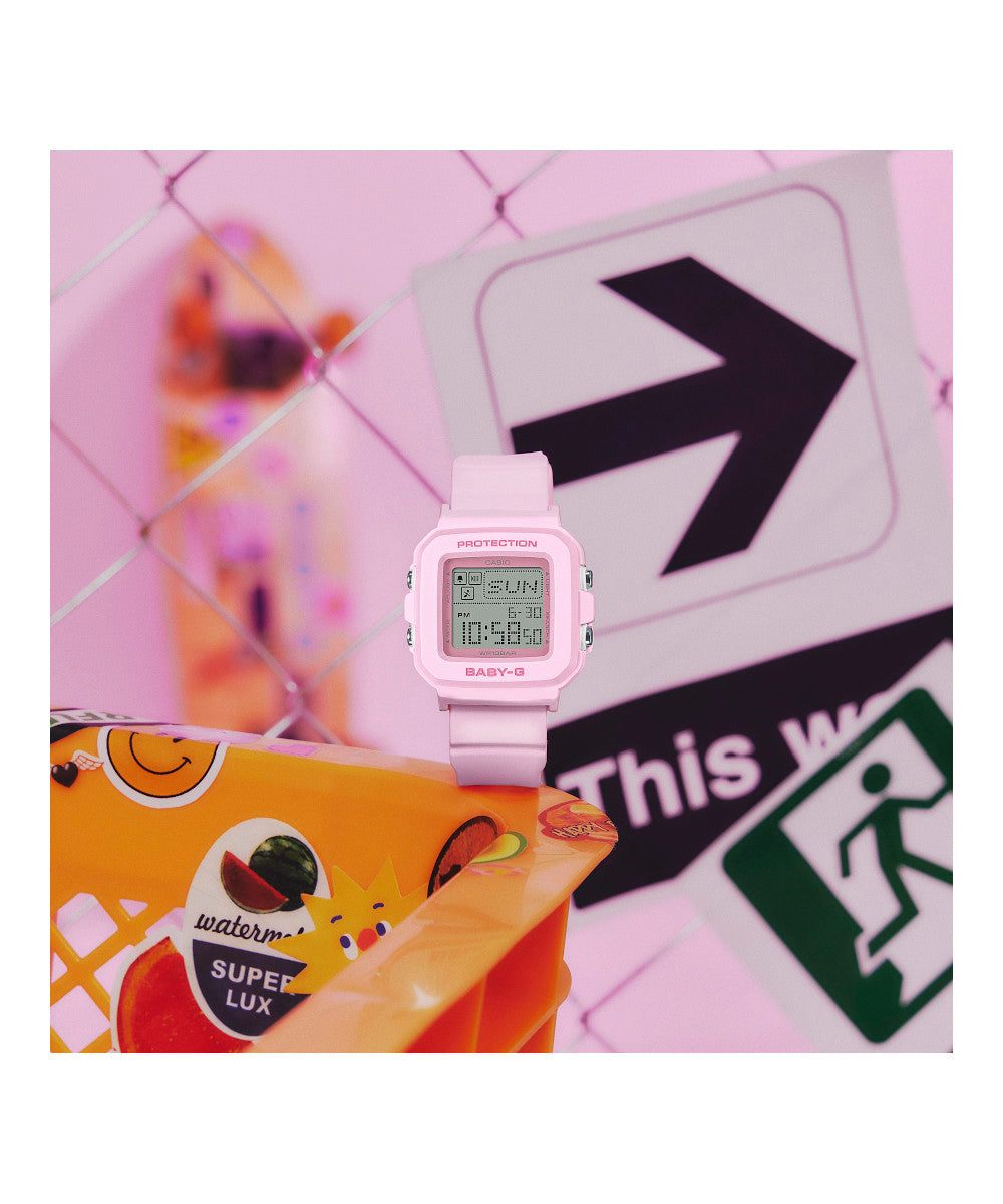 RELOJ PARA MUJER CASIO BABY-G BGD-10-4DR -ROSADO - Tiendas Casio TITEC