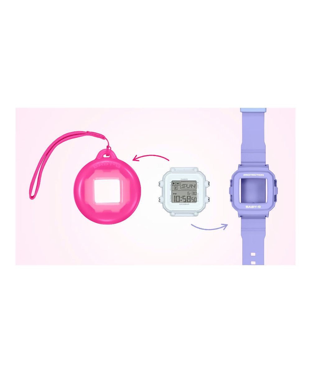 RELOJ PARA MUJER CASIO BABY-G BGD-10K-6DR -MORADO - Tiendas Casio TITEC