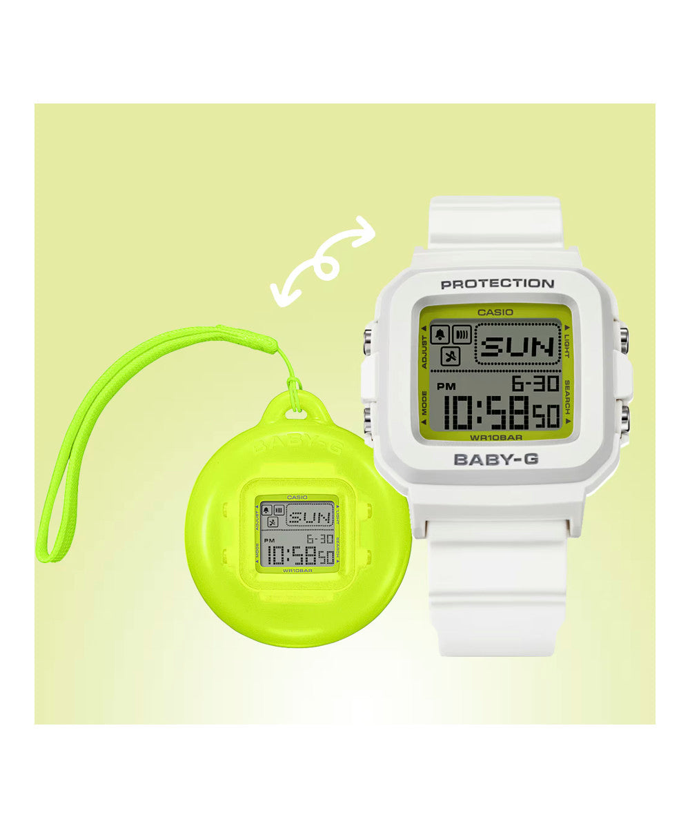 RELOJ PARA MUJER CASIO BABY-G BGD-10K-7DR -BLANCO - Tiendas Casio TITEC