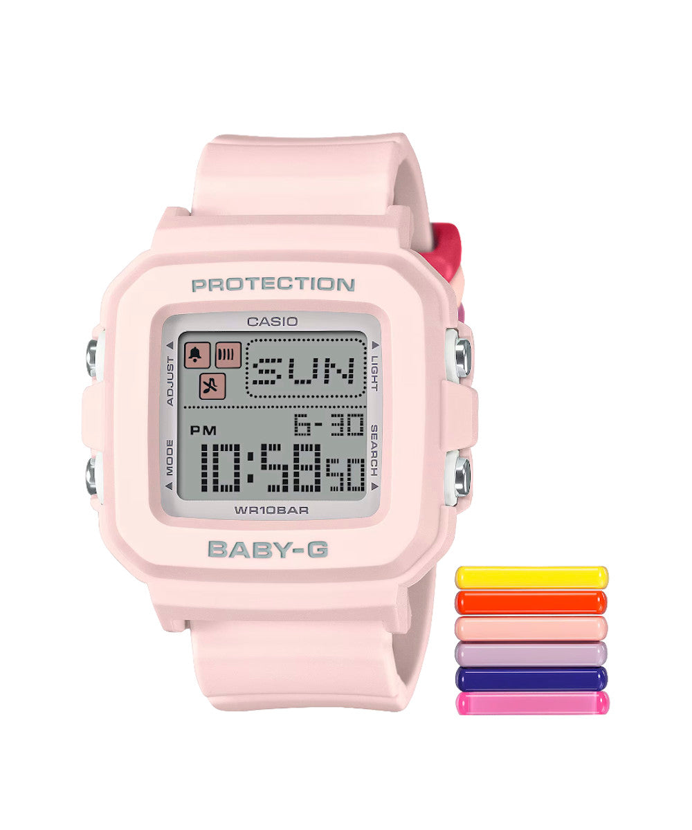 RELOJ PARA MUJER CASIO BABY-G BGD-10L-4DR -ROSADO - Tiendas Casio TITEC