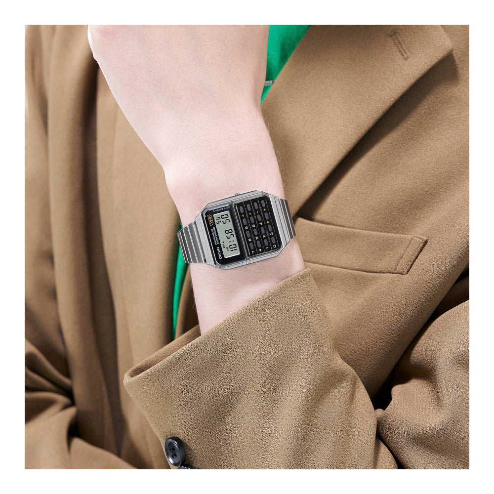 RELOJ CASIO VINTAGE CA-500WE-1ADF -PLATEADO - Tiendas Casio TITEC