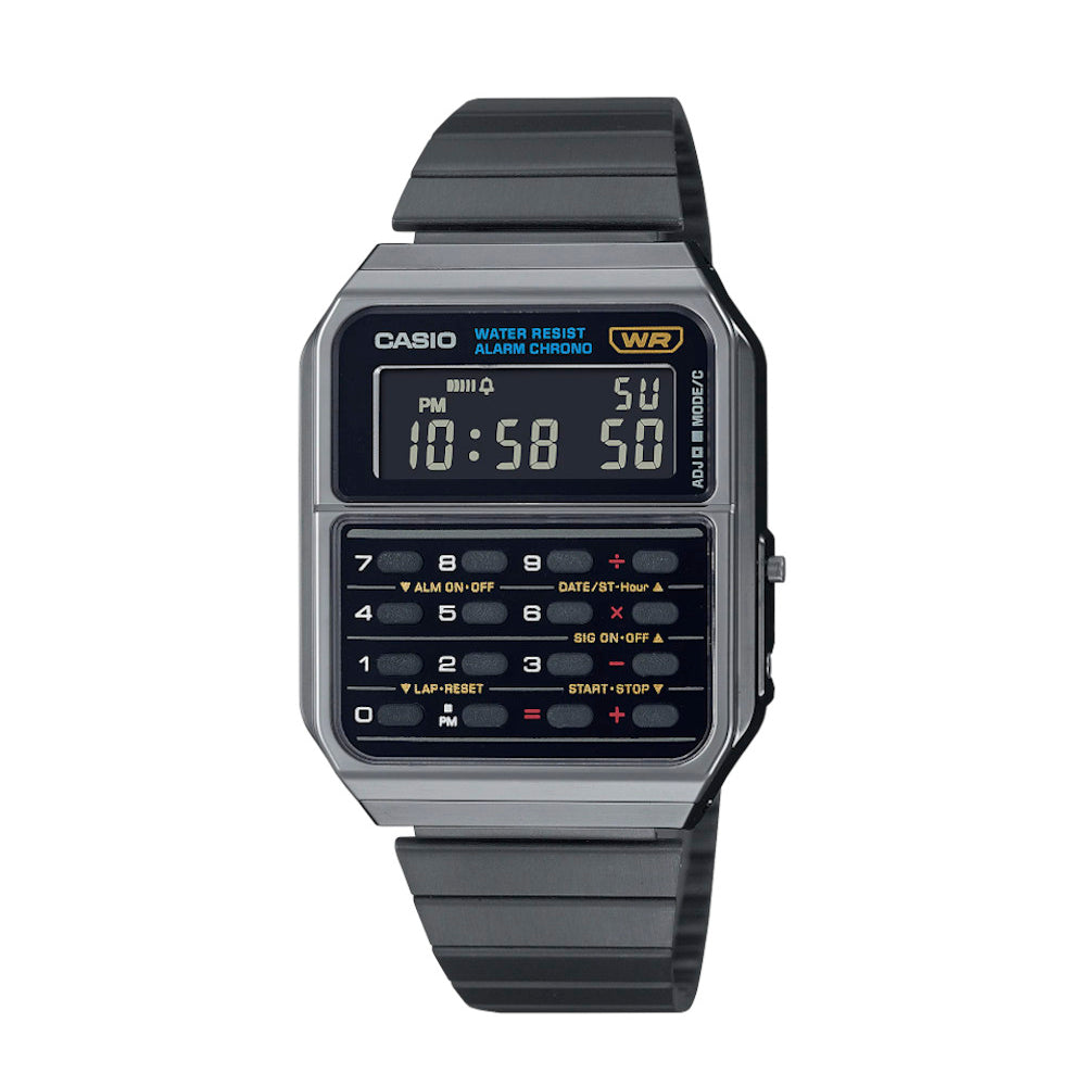 RELOJ CASIO VINTAGE CA-500WEGG-1BDF-NEGRO - Tiendas Casio TITEC