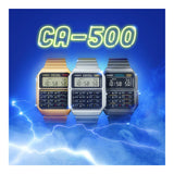 RELOJ CASIO VINTAGE CA-500WE-1ADF -PLATEADO - Tiendas Casio TITEC