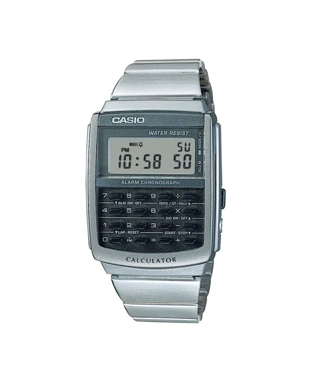 RELOJ CASIO VINTAGE CA-506-1DF -PLATEADO - Tiendas Casio TITEC