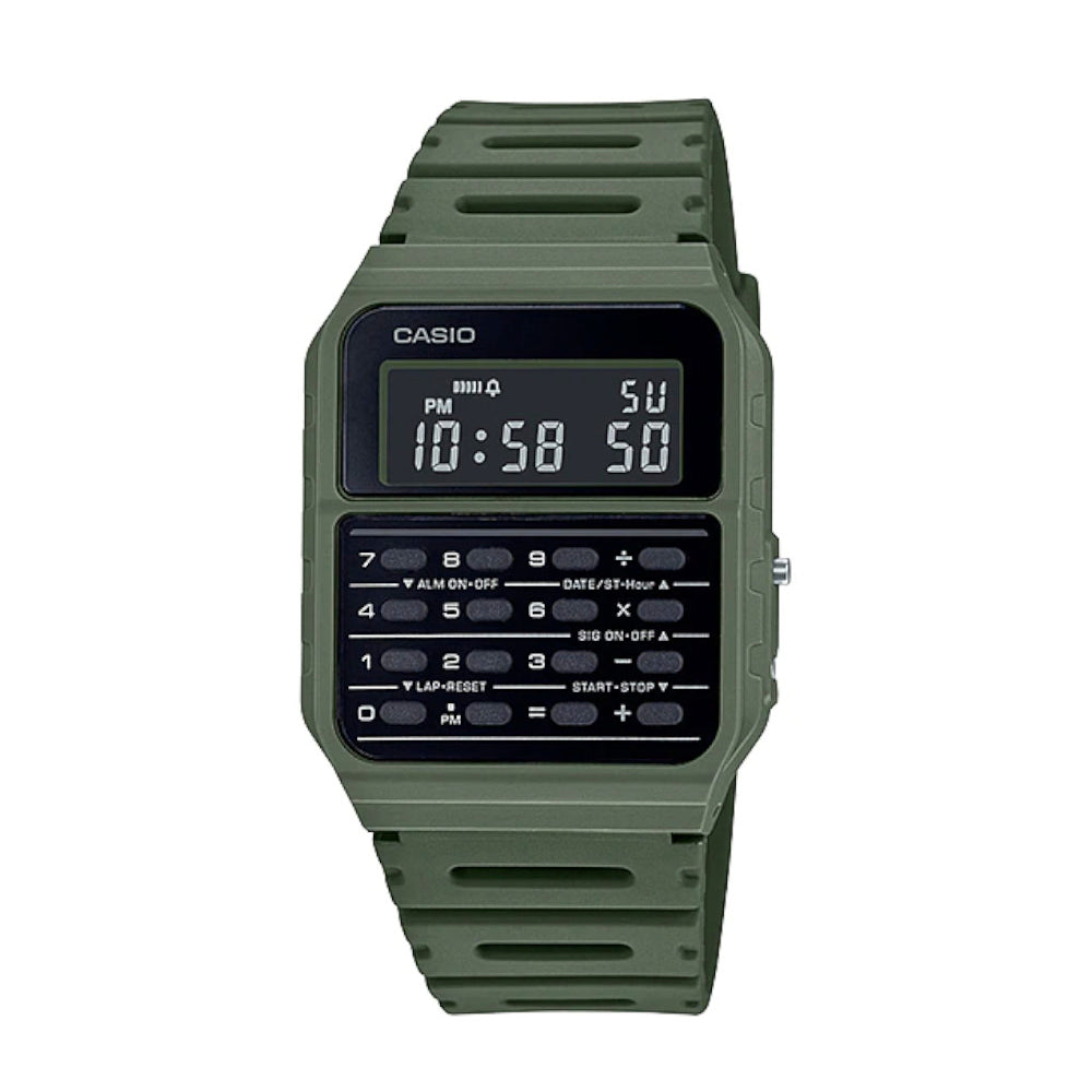 RELOJ CASIO VINTAGE CA-53WF-3BDF -VERDE - Tiendas Casio TITEC
