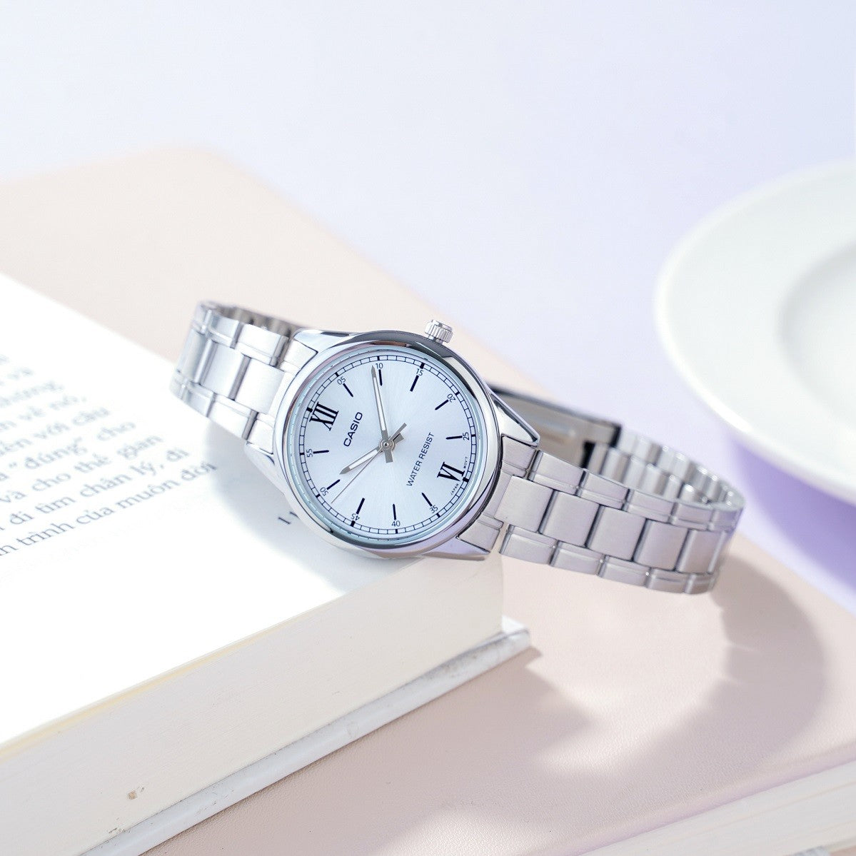 RELOJ PARA MUJER CASIO LTP-V005D-2B3UDF -AZUL - Tiendas Casio TITEC