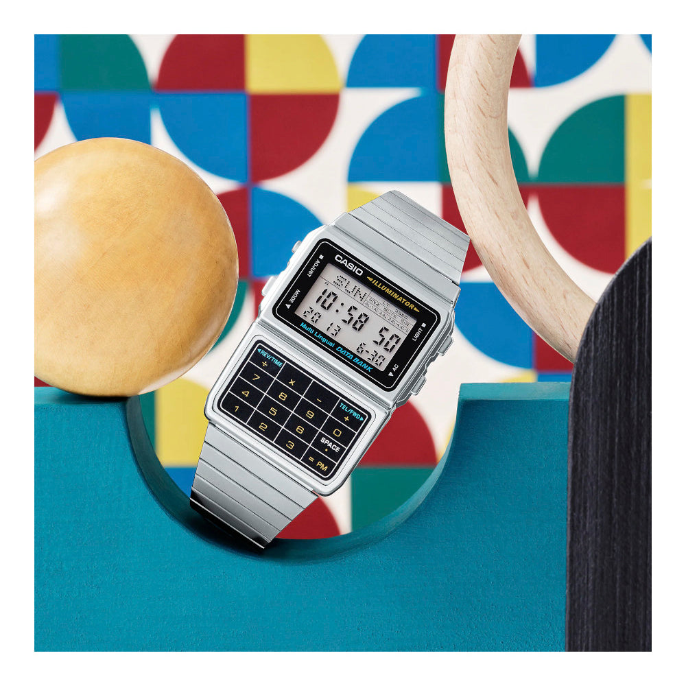 RELOJ CASIO VINTAGE DBC-611-1DF -DORADO - Tiendas Casio TITEC